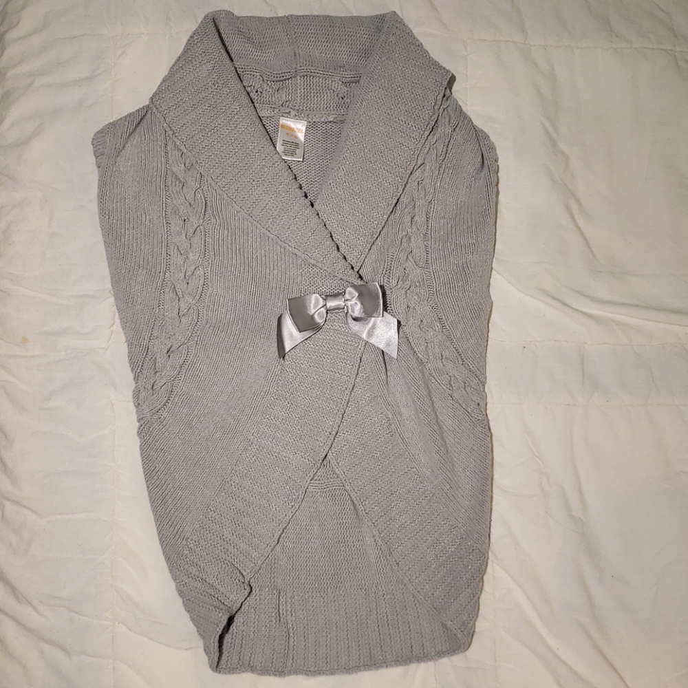Gymboree Grey Sweater Vest (Sz M, 7/8)